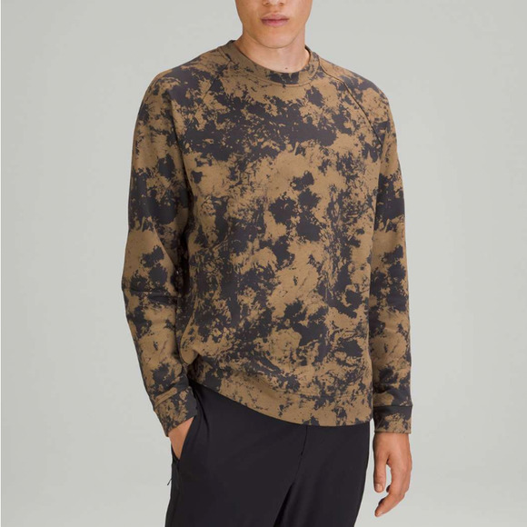 LULULEMON City Sweat Crew‎ Sweatshirt Spectral Graphite Grey Artifact - Picture 1 of 10